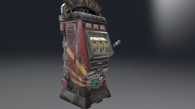 Slot machine 3D Model