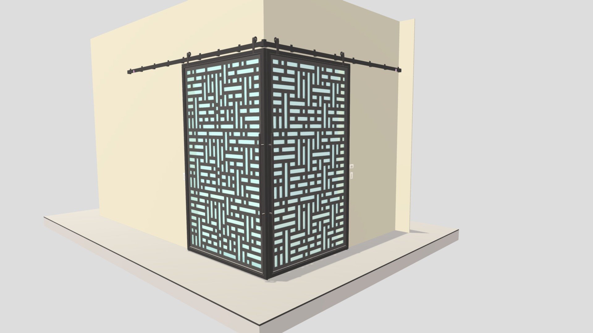 Interior Barn Doors with Revised Design Hodapp - Download Free 3D model ...