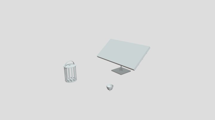Eco House - 3 Simple Props 3D Model