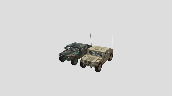 M1025 Humvee 3D Model