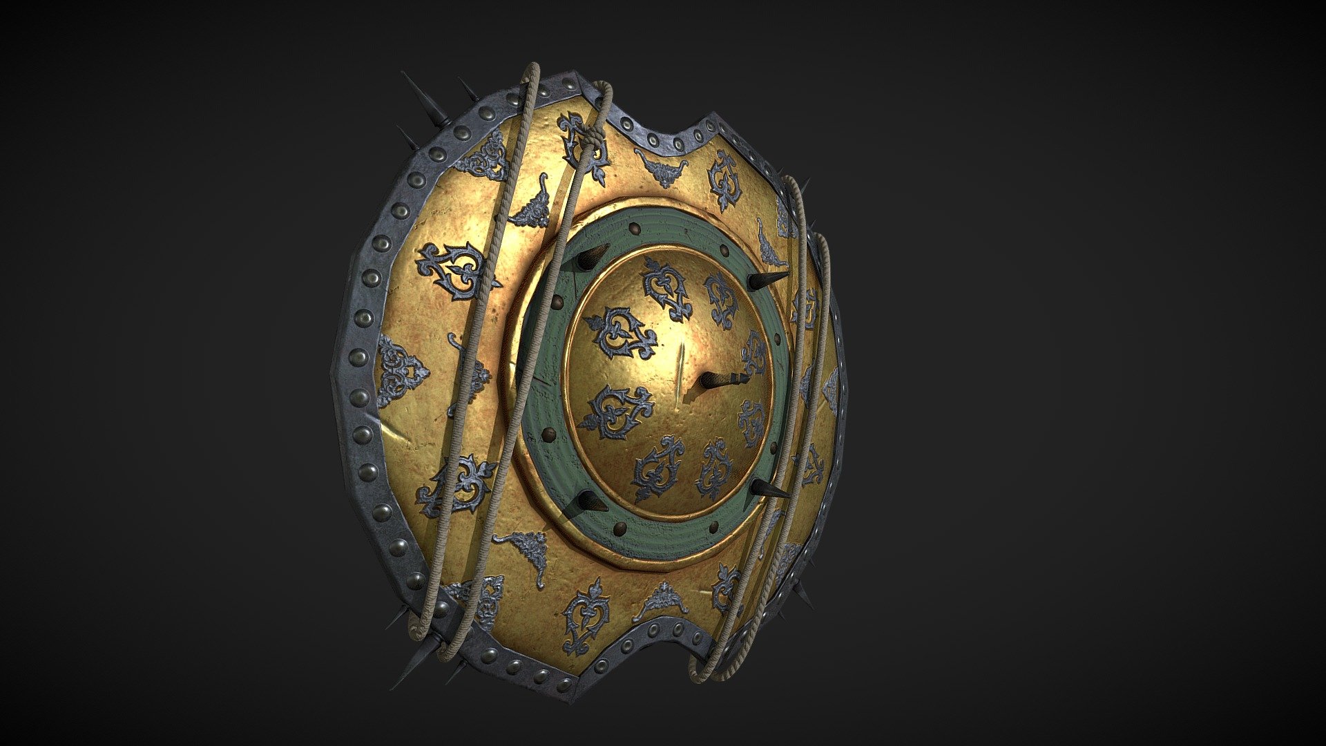 GHOST OF TSUSHIMA Sheild — Sketchfab embed 3D viewer