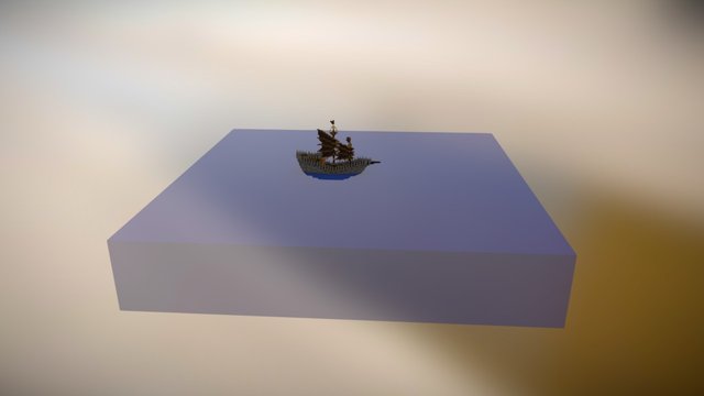 Darkelf War Boat Made By X_Cas_X 3D Model
