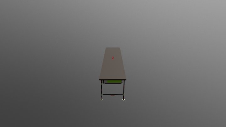 Desk 001 3D Model