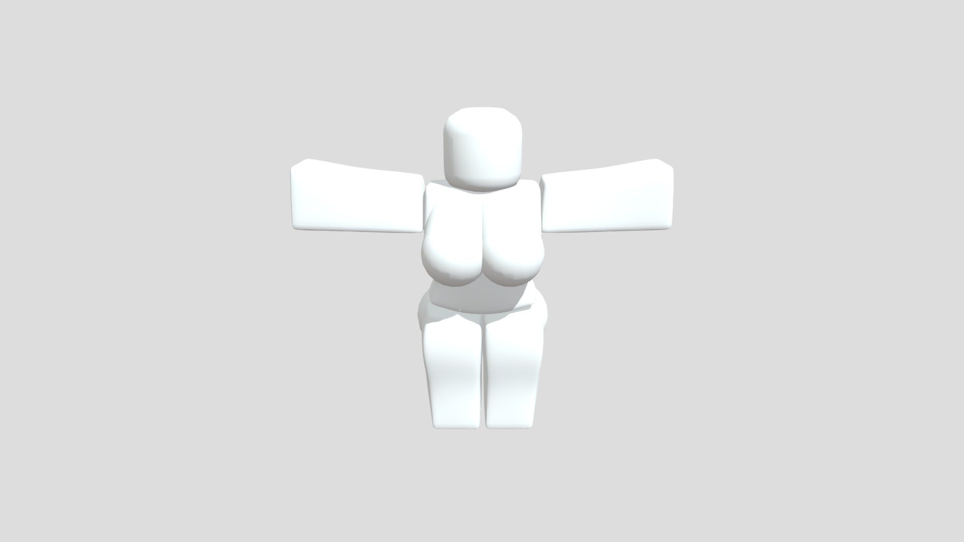 Roblox R36 Girl T-Pose - Download Free 3D model by Fairman3D ...