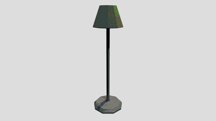 Stand Lamp (Lowpoly / PS1) – Modèle 3D gratuit STL