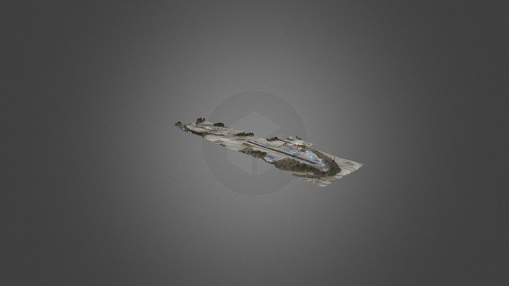 栗原市　瀬峰飛行場 3D Model