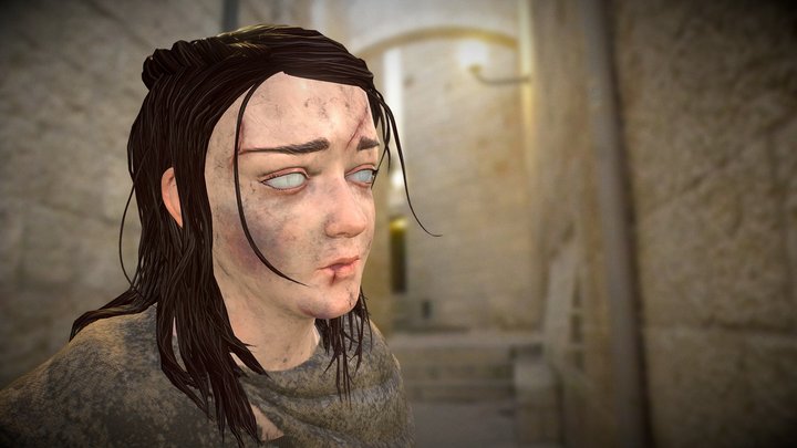 Arya Stark 3D Model