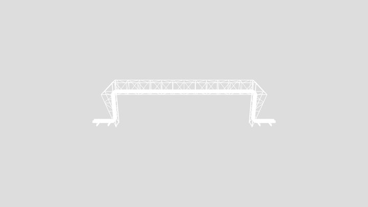 Industrial Pipeline Bridge