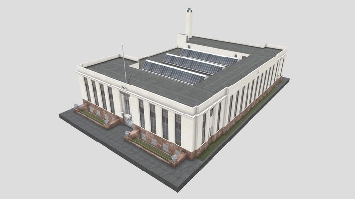 Gary Post Office 3D Model