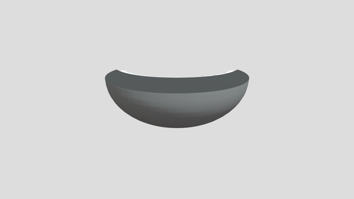 dome half moon 3D Model