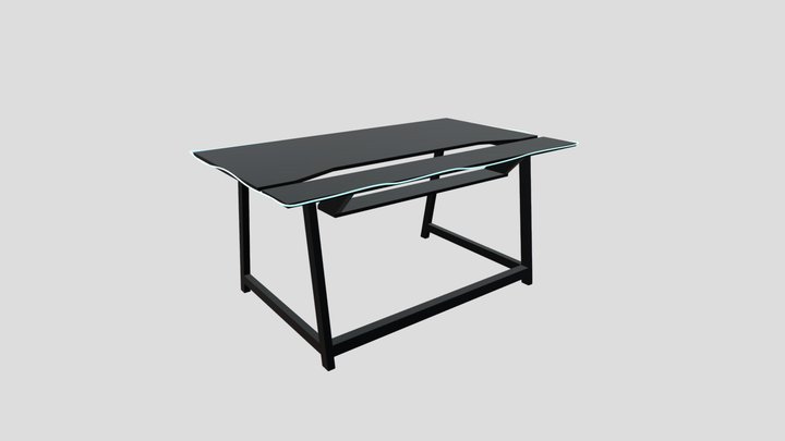 Gaming Desk - Ikea Style – Kostenloses 3D-Modell STL