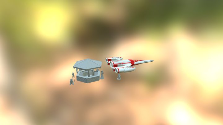 Star Wars Tiki Bar 3D Model