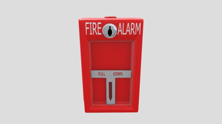 Fire Alarm Switch 3D Model