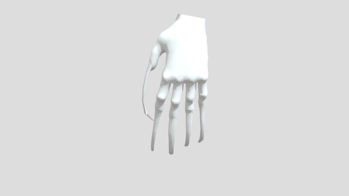 Hand Cut 3D Model
