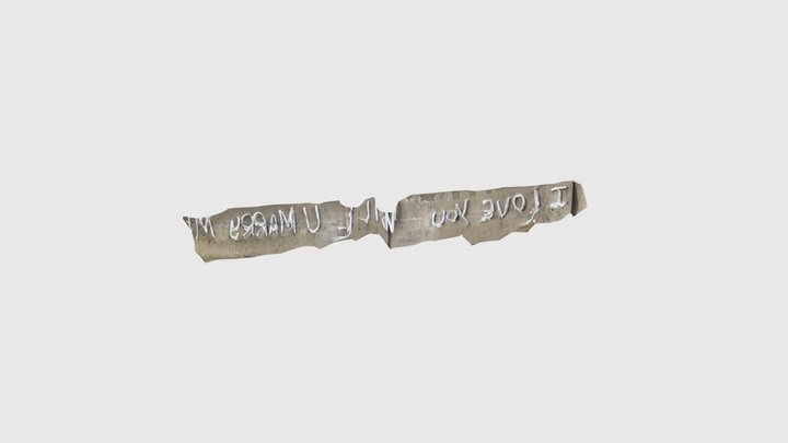 Scan love 3D Model