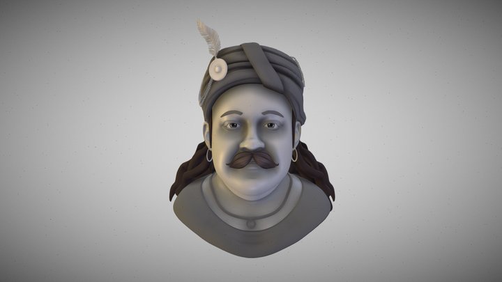 Turban_man 3D Model