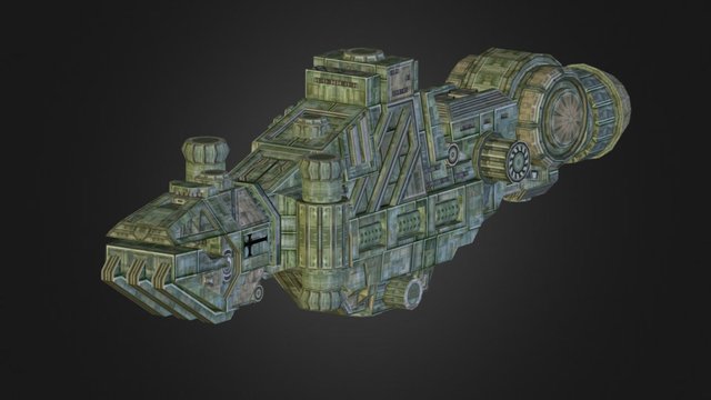 Rheinland Battlecruiser 3D Model