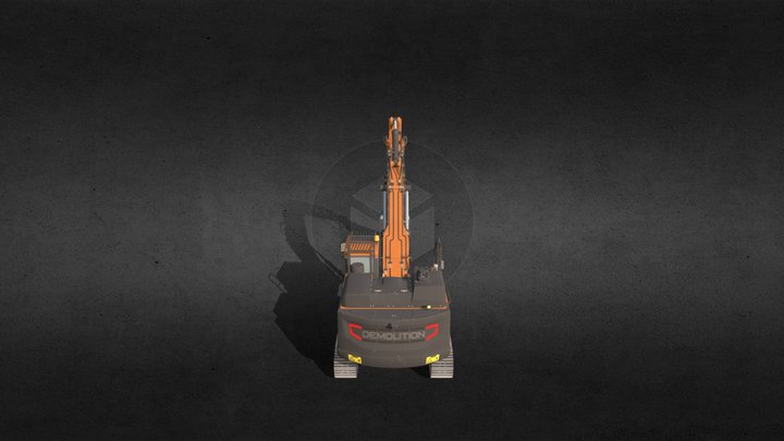 Demolition_Excavator 3D Model