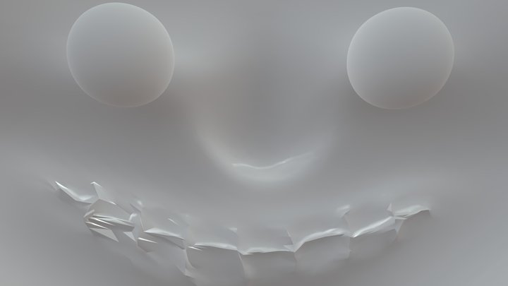 Trollface White 3D Model $24 - .3ds .blend .c4d .fbx .max .ma .lxo .obj -  Free3D