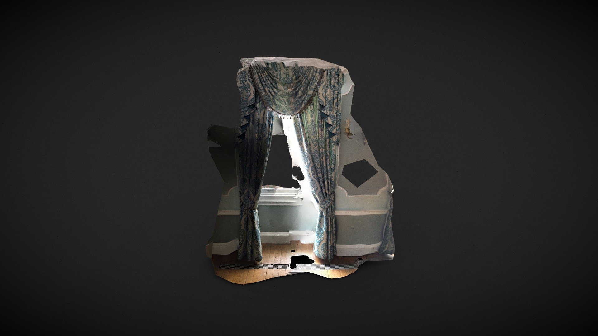 Image showcasing Commissioner's House - Ballroom Curtain - Download Free 3D model by ...