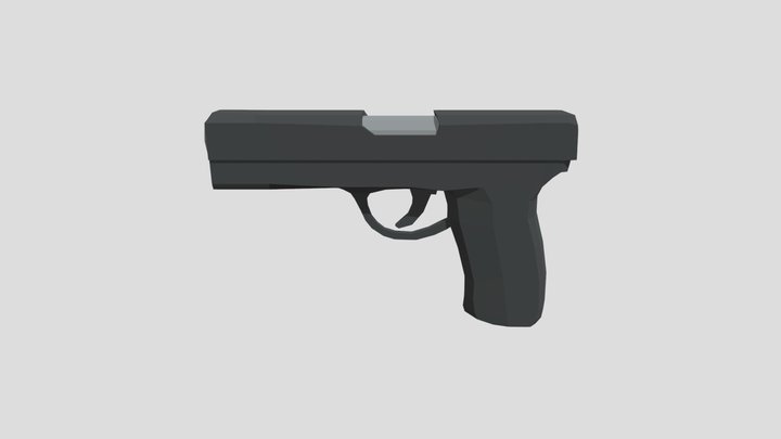 Pistol (from karlson) 3D Model