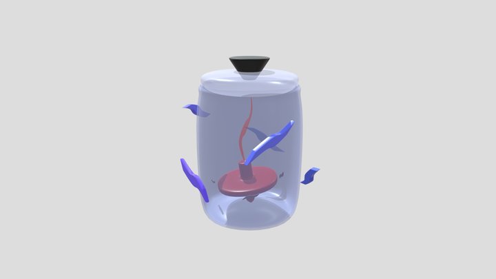 Gyro Enclosed environment 3D Model