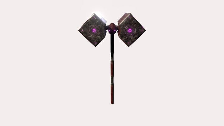 Sci-fi Hammer 3D Model