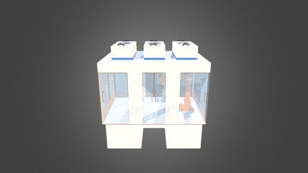 MCRT aktive Minienvironments 3D Model