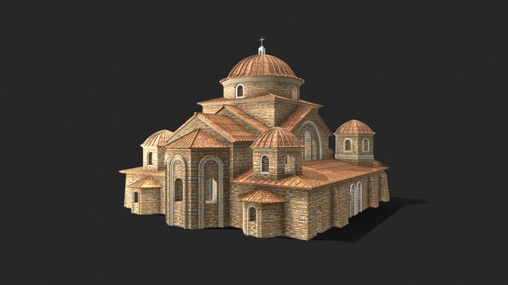 Greek Orthodox Church Reconstruction 3D Model