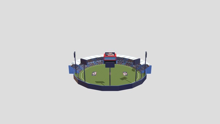 3d stadium in PDF, Download CAD free (1.52 MB)