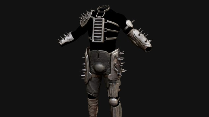 Painspike Armor-Fallout 4: Capital Wasteland 3D Model