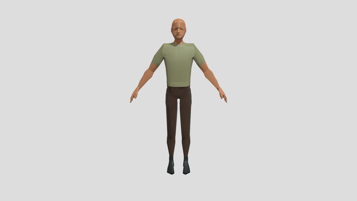 Personagem Modelagem 3D Model
