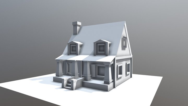 Modular House 3D Model