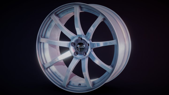 Wheels - Work Emotion Inspired Rim 3D Model