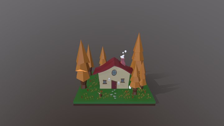 Spooky House 3D Model