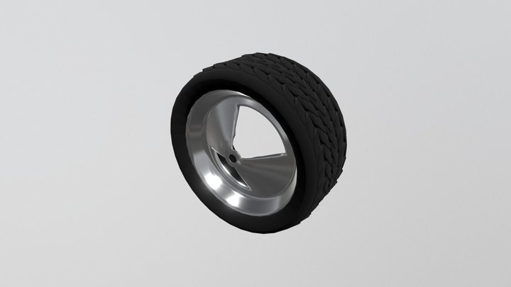 Wheel Exercise 3D Model
