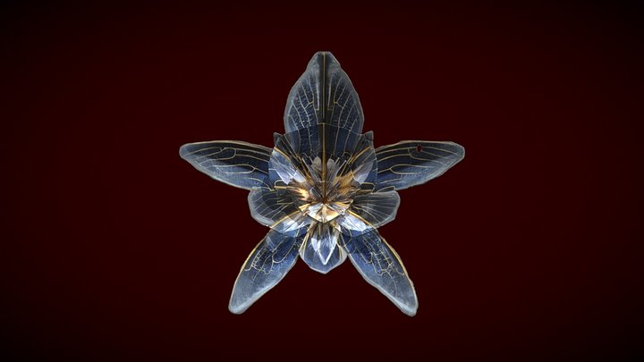Winged Blossom – Modelo 3D gratuito STL