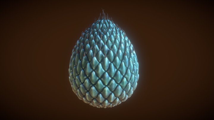 Ukranian Ironbelly Egg 3D Model