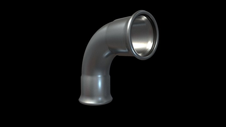 Pipe 90 3D Model