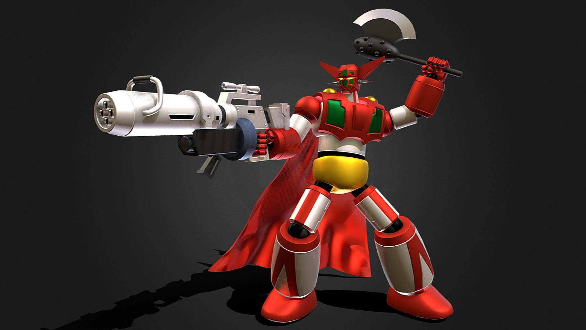 Getter-1 - 3D model by UTF2005 [da4d5ed] - Sketchfab