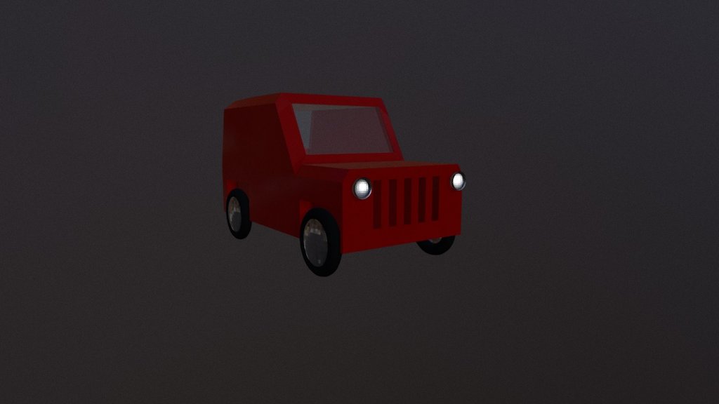Low poly car