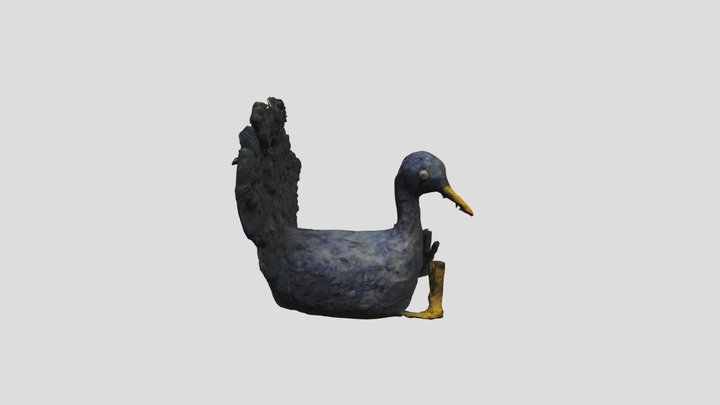 Handcrafted Peacock 3D Model