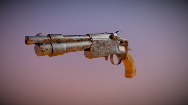 Improvised Firearm 3D Model