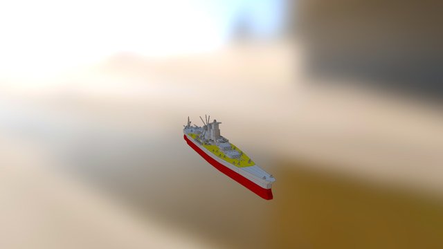 Battleship Yamato/Musashi 3D Model