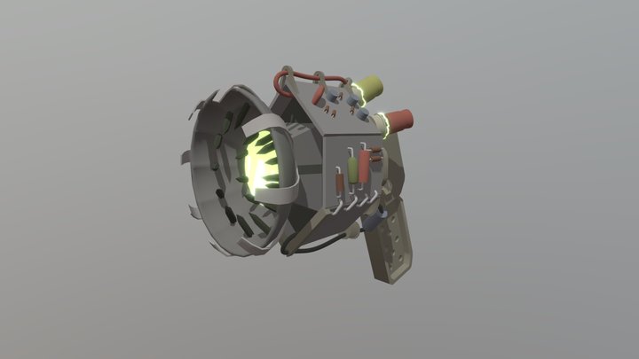 Gamma gun 3D Model