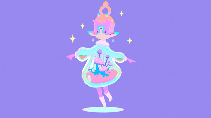 Fashion Alien II 3D Model