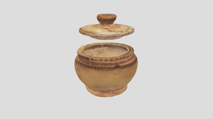 UVA 3D Greek Vases - pyxis 20151106 3D Model