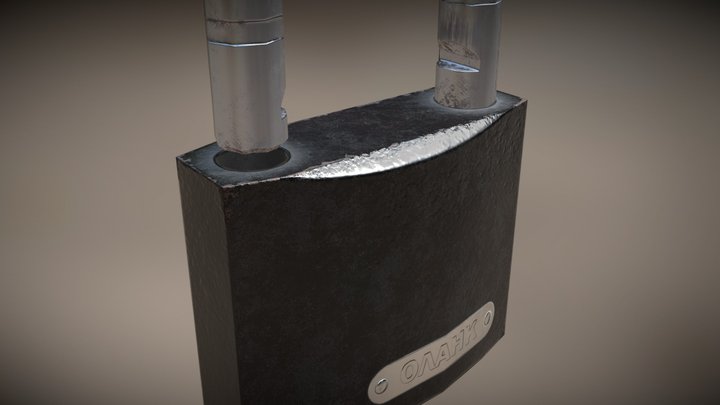 Padlock 3D Model