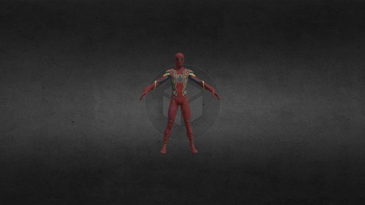 Iron Spidey 3D Model Spiderman 3D Model