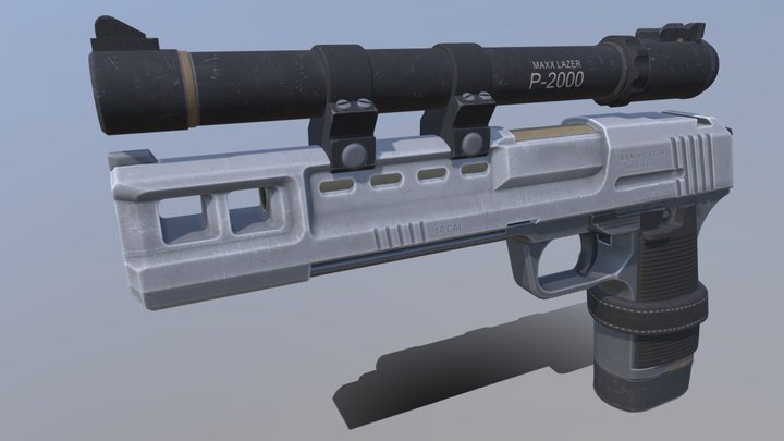 Call of Duty: Black Ops Cold War - Hand Cannon – Modelo 3D gratuito STL